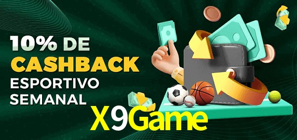 10% de bônus de cashback na X9Game